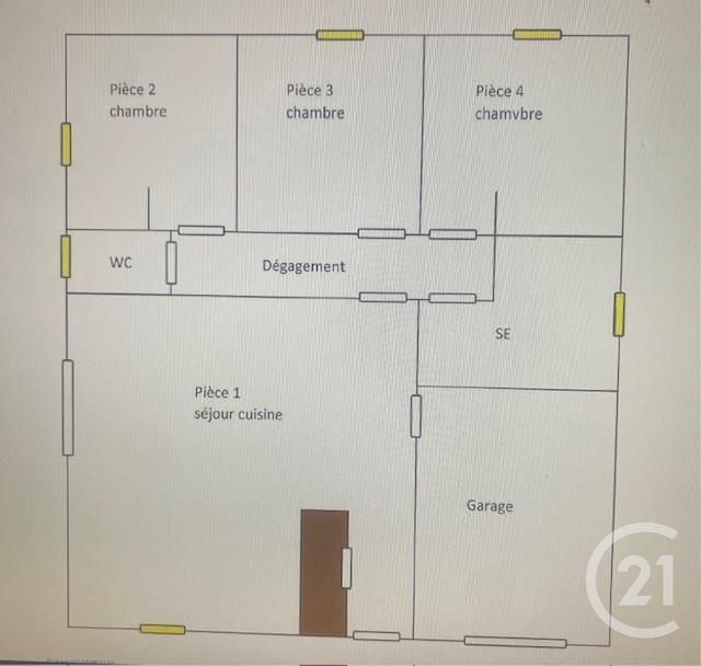 maison à louer - 4 pièces - 90.0 m2 - MONTAGNAC - 34 - LANGUEDOC-ROUSSILLON - Century 21 Agi Immobilier